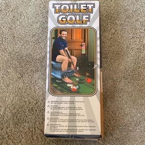 Toilet Golf Game Set NEW Combining Entertainment & exercise Best usable gag gift